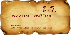 Danielisz Terézia névjegykártya